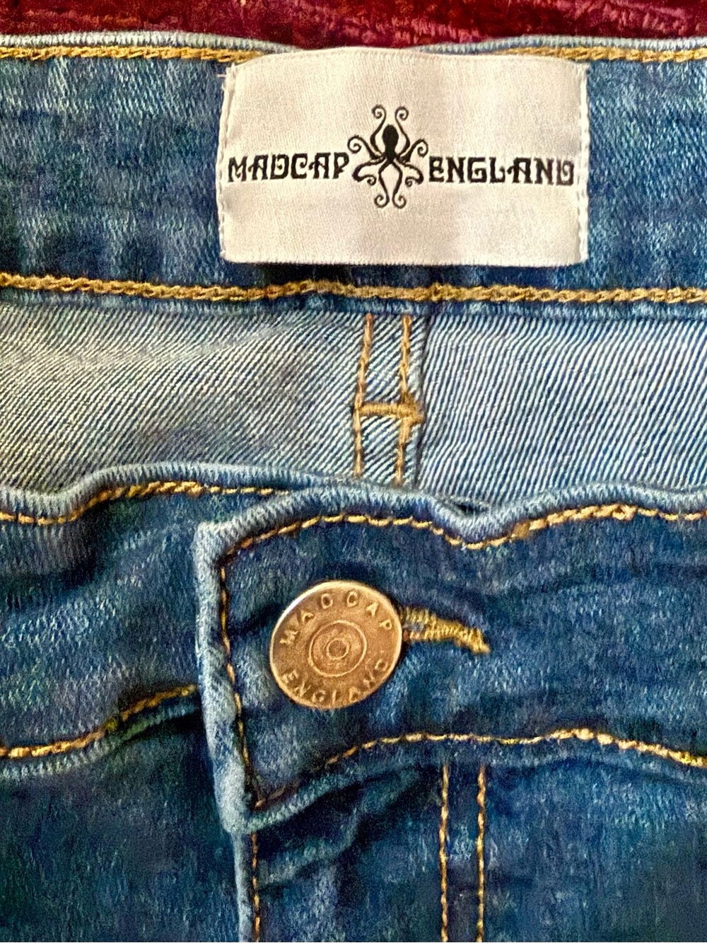 Men's Madcap England Bell Bottom Jeans - Picture 2 of 4